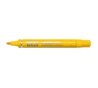 Pentel Marqueur permanent N50, jaune, pointe ogive