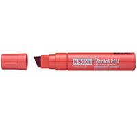 Marqueur permanent Pentel N50XL pointe biseautée 8 à 15,4 mm rouge