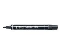 Pentel N 60-A Marqueur Permanent à Pointe biseautée Noir