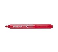 Pentel NXS15-B Marqueur Permanent à Pointe ogive Rétractable/Rechargeable Rouge