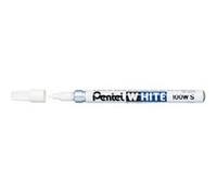 Pentel marqueur permanent X100W, pointe ogive, 1,0 mm, blanc G