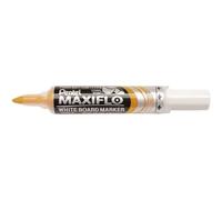 Pentel Marqueur Tableaux Blancs Maxiflo, Pointe Biseautée Large, Jaune