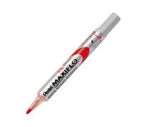 Pentel Maxiflo Green Label Marqueur pour Tableau Blanc à Pointe conique Rouge