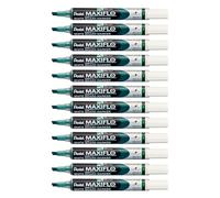 Pentel Maxiflo Lot de 12 Marqeurs pour Tableau blanc Pointe biseautée Vert