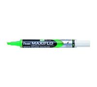 Pentel Maxiflo Lot De 12 Marqueurs Effaçables À Sec Tableau Blanc Pointe Biseautée Moyenne Encre Liquide Verte