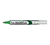 Pentel Maxiflo Lot de 12 Marqueurs effaçables à sec pour tableau blanc Pointe conique moyenne encre liquide Verte
