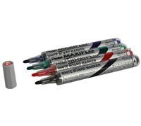 Pentel Maxiflo Lot de 4 marqueurs pour tableau blanc Pointe ogive fine