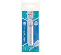 Pentel Minic ZE82 Stylo gomme format compact, sachet de 1, Corps blanc