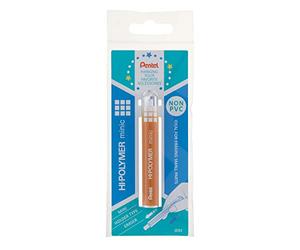 Pentel Minic ZE82 Stylo gomme format compact, sachet de 1, Corps orange