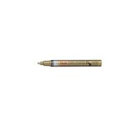 Pentel Arts Paint Marker MSP10, Marqueur peinture permanent, Pointe fine, Or, Lot de 12
