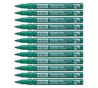 Pentel N50S-D Lot de 12 marqueurs permanents à pointe ogive Vert