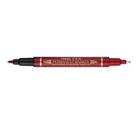 Pentel N75w-Be Marcatore Permanente Combinata Rosso 1 Pz
