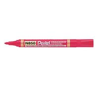 Pentel Marqueurs permanents N850-B - pointe conique moyenne - lot de 12 Rouge