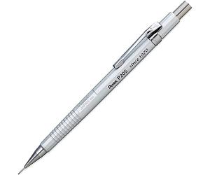 Pentel P205-1Z Porte-mine automatique - Mine de 0,5 mm - Argent - Crayon simple