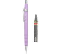 Pentel P205-97C Porte-mine automatique - Gamme florale pastel - Simple + 12 mines HB de 0,5 mm (violet)