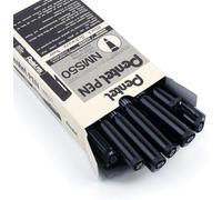 Pentel Pen Lot de 12 Marqueurs permanents Noir