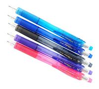Porte-mines pentel energize canon fixe mine 0,7mm grip caoutchouc gomme avec capuchoncorps coloris bleu translucide