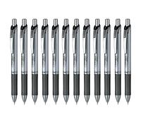 Pentel Porte-mines Energize Pencil PL75-A en aluminium noir Lot de 12