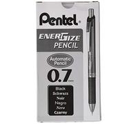 Pentel PL77-A Lot de 12 Porte-Mines en Aluminium Noir