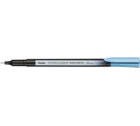 Pentel Pointliner Colour S40 Lot de 12 feutres à pointe fine Encre colorée, 0,4 mm, bleu marine