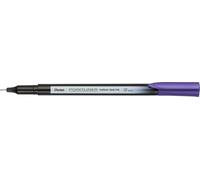 Pentel Pointliner Colour S40 Lot de 12 feutres à pointe fine Encre colorée, 0,4 mm, violet