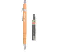 Pentel Porte-mine mécanique automatique P205-97F - Gamme Pastel Floral - Nasturtium (orange pastel) - Simple + 12 mines HB 0,5 mm