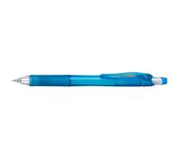 Porte-mines pentel energize canon fixe mine 0,7mm grip caoutchouc gomme avec capuchoncorps coloris bleu translucide