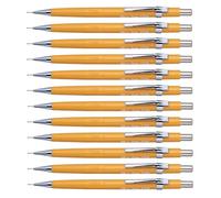 Pentel - Porte-mine technique 0,9 mm rechargeable - Corps plastique (lot de 12) P209-G Noir