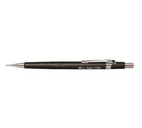 Pentel Porte-mines P205 de A Sharp avec guidage mine de 4 mm, 0,5 mm, HB, noir
