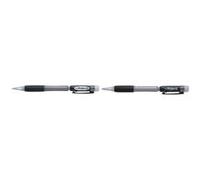 PENTEL - portemine Fiesta II, 0,7 mm, HB, bleu grip caoutchouté, gomme Jumbo incorporée en paquet de 12 (AX127-C) Bleu G