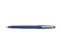 Pentel R100C Stylo à bille roulant, 0,8 mm, baril/encre bleue, douzaine