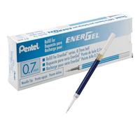 Pentel recharge pour roller ENERGEL 0,7 mm Aiguille Tip Liquid Gel Pen, 12 pièces (lrn7-A de 12) 0,7 mm bleu