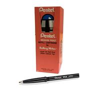 Pentel Rolling Writer Recharges R3 Slim Recharges Medium Noir Boîte de 12 recharges