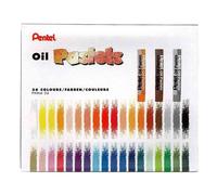 Pentel – Pastels à l'huile PHN4 – Étui en plastique de 36