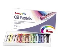 Pentel Rts Pastels À L'huile Phn4, Étui En Plastique De 16