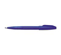 Pentel Feutres Sign Pen S520 - Lot de 12 - Pointe moyenne 0,8 mm - Encre bleue