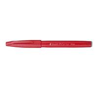 Pentel Ses15c-B Feutre Pinceau En Souple À Base D'eau Pour Croquis Rouge Ps2