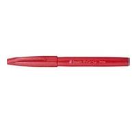 Pentel Ses15C-B Lot De 10 Feutres Pinceaux À Pointe Souple Encre Rouge G