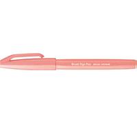 Pentel SES15C-F2X Lot de 10 stylos à pointe pinceau Orange corail
