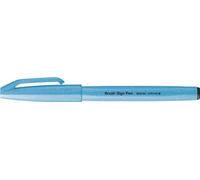 Pentel SES15C-FSX Stylo à pointe pinceau Bleu fluo