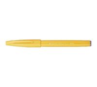 Pentel Ses15c-G Lot De 10 Feutres Pinceaux À Pointe Souple Encre Jaune