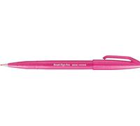 Pentel Feutre pinceau SES15C-P – souple à base d'eau, pointe moyenne, pour croquis, Rose