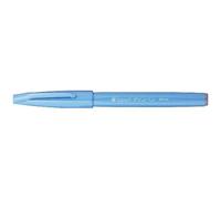 Pentel Ses15c-S Lot De 10 Feutres Pinceaux À Pointe Souple Encre Bleu Ciel