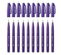Pentel SES15C-V Lot de 10 Stylos-feutres Violet