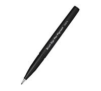 Pentel SESP15-AX Brush Sign Pen Pigment avec encre pigmentée, pointe semblable à un pinceau, noir, 1 pièce