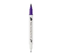 Pentel SESW30C-T108E Brush Sign Pen Twin Feutre à deux pointes flexibles Encre à base d'eau Violet