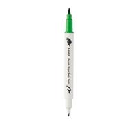 Pentel SESW30C-T111E Brush Sign Pen Twin Feutre à deux pointes flexibles Encre à base d'eau Vert clair