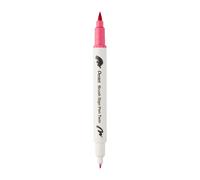 Pentel SESW30C-T119E Brush Sign Pen Twin Feutre à deux pointes flexibles Encre à base d'eau Rouge carmin