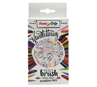 Pentel - Set assorti de 24 stylos pinceaux Sign SES15C Rainbow