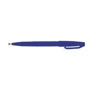 Pentel - Sign Pen S520 - Stylo Feutre - Pointe En Nylon - Largeur De Trait 0,8 Mm - Encre Bleue - Lot De 12
